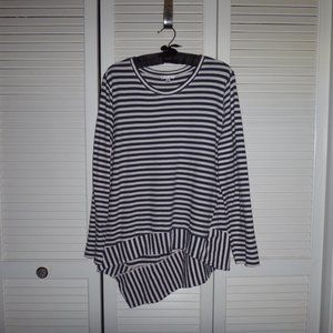 CAbi Bengal Stripe #256 unique tunic size L